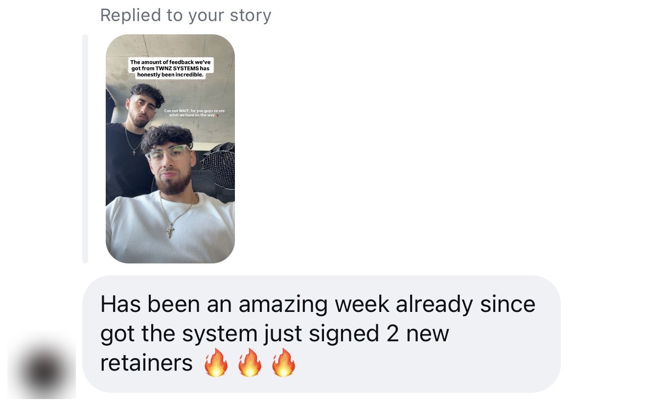 Signed 2 new retainers after getting the system